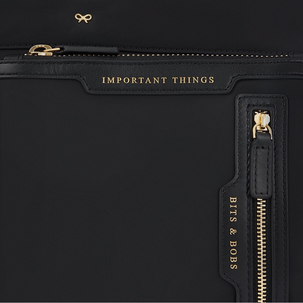 E/W Multi Pocket Mini Cross-body Tote
Regenerated ECONYL® in Black - Picture 3 of 6
